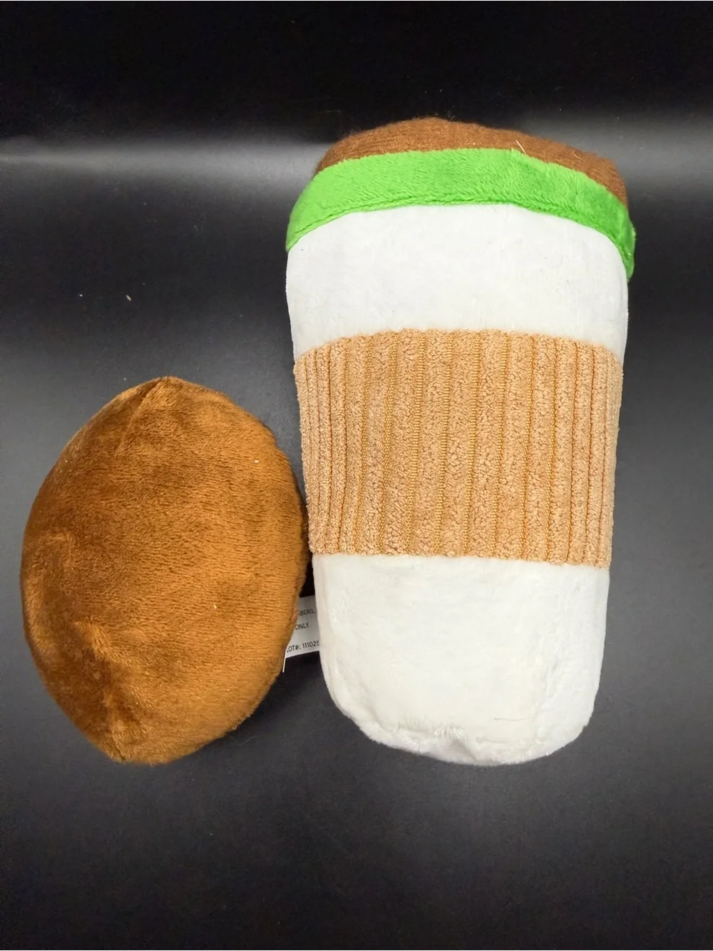Bark Pup’s Place Plush Coffee Cup and Bean Soft Toy 2 pieces